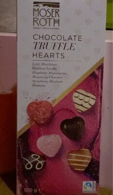 Chocolat truffles hearts