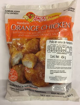 Orange Chicken front packaging
