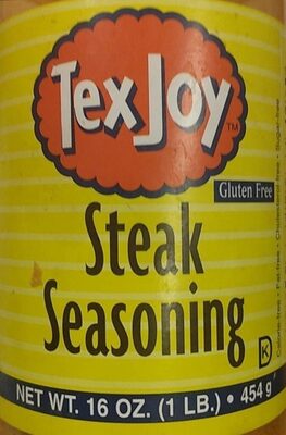 TexJoy Steak Seasoning front packaging