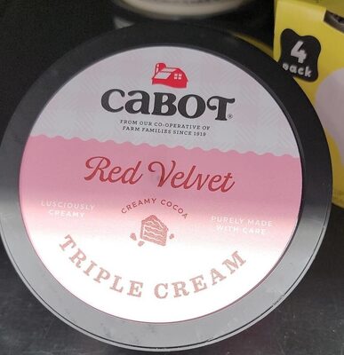 Cabot red velvet front packaging