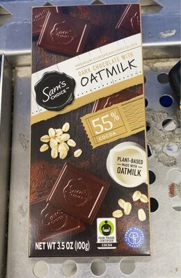 Dark chocolate with oatmilk