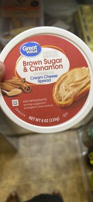 Brown Sugar & Cinnamon Cream Cheese Spread front packaging