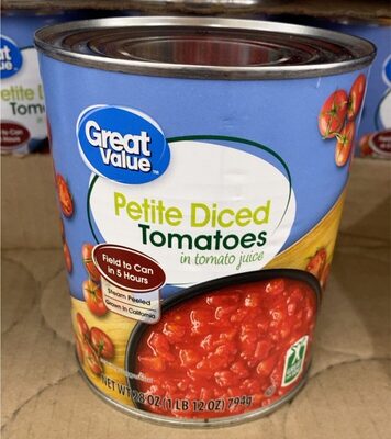 Petite Diced Tomatoes in tomato juice