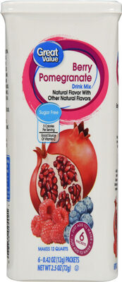 Berry pomegranate drink mix