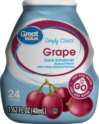 Simply Clear Zero Calorie Drink Enhancer, Grape