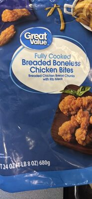 Breaded Boneless Chicken Bites front packaging