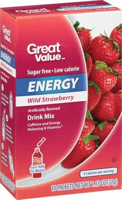 Energy Drink Mix, Strawberry