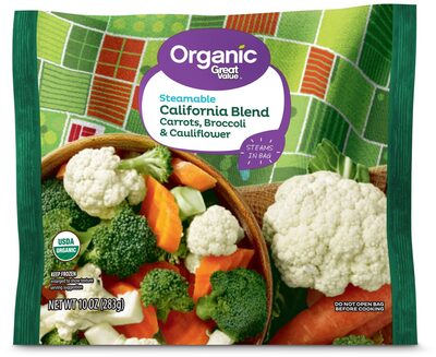 Steamable california blend carrots, broccoli & cauliflower