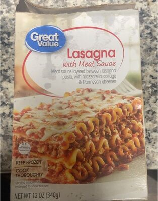 Lasagna with meat sause