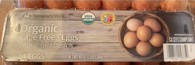 Organic Cage Free Eggs