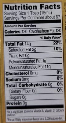 100% italian extra virgin olive oil front packaging