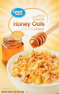 Natural Honey Flavored Multigrain Cereal With Granola front packaging