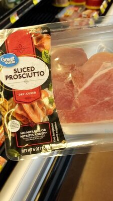 Sliced prosciutto