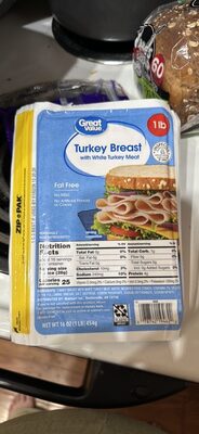 Turkey Breast with White Turkey Meat front packaging