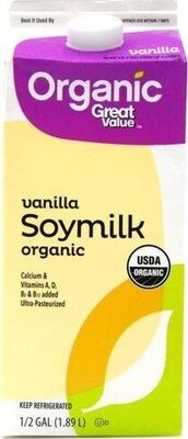 Organic Soymilk, Vanilla