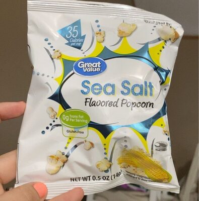 Sea salt popcorn