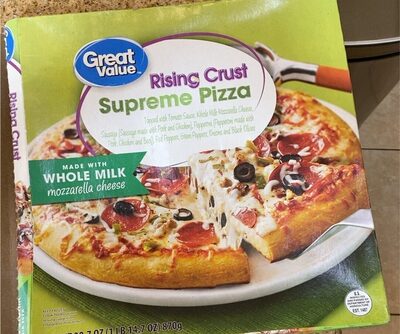 Rising crust supreme pizza