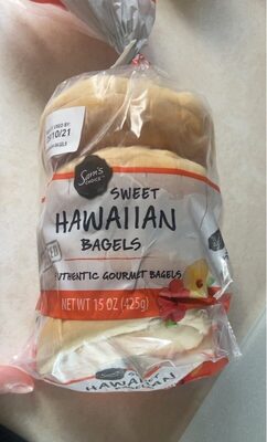 Hawaiian bagels front packaging
