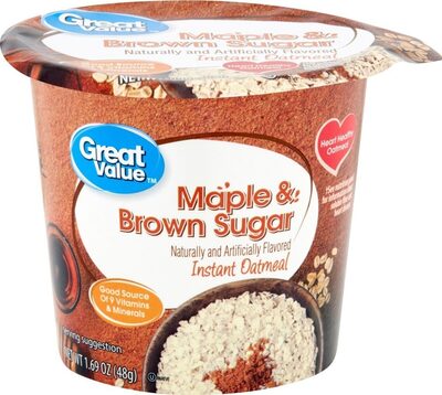 Instant Oatmeal front packaging