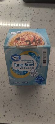 Mediterranean Inspired Tuna Bowl with Brown Rice