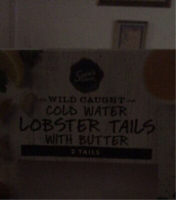 Cold water lobster tails front packaging