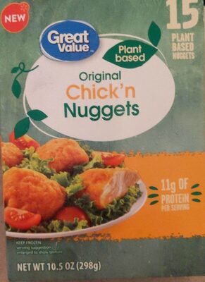 Plant based Chick'n nuggets