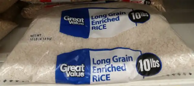 Long Grain Enriched Rice front packaging