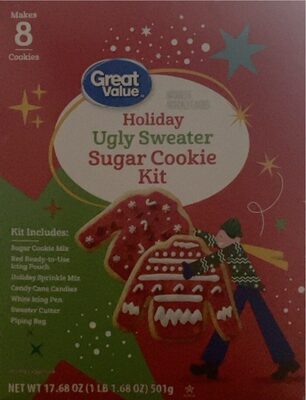 Holiday Ugly Sweater Sugar Cookie Kit