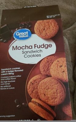 Mocha Fudge Sandwich Cookies