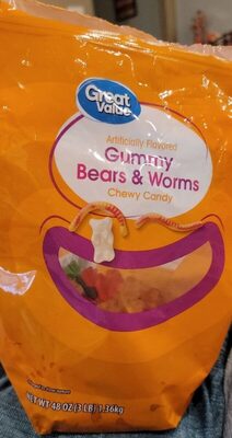 Gummy bears and worms