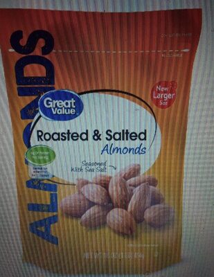 Roasted & Salted Almonds front packaging