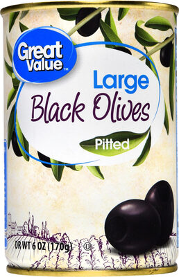 Large pitted black olives
