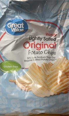 Lightly salted original potato chips