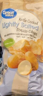 Kettle cooked lightly salted potato chips