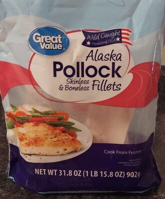 Alaska Pollock Skinless and Boneless Fillets