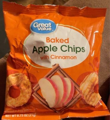 Baked Apple Chips with Cinnamon