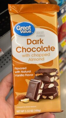 Dark Chocolate with Chopped Almond