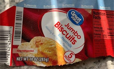 Jumbo Biscuits front packaging