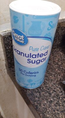 Pure Cane Sugar front packaging