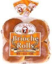 Turano brioche rolls with real butter