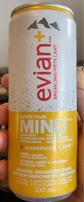 Eau petillante front packaging