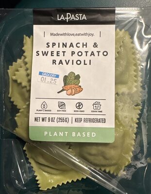 Spinach and Sweet Potato Ravioli