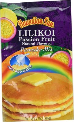 Hawaiian lilikoi passion fruit pancake mix from hawaii