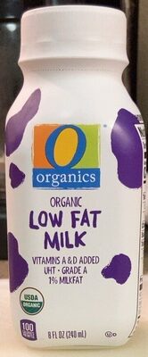 Organic low fat milk