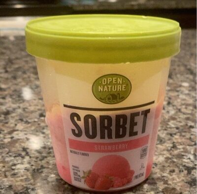 OPEN NATURE Strawberry Sorbet