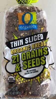 21 Grains & Seeds Thin Sliced Organic Bread