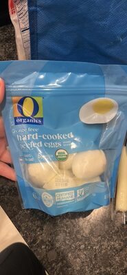 hard-cooked peeled eggs