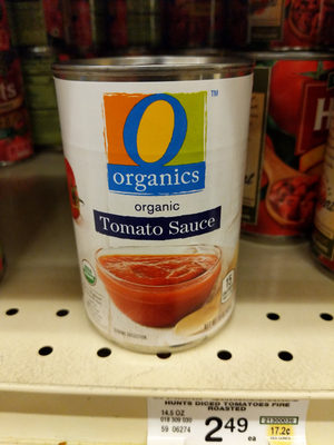 Organic tomato sauce