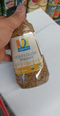 Organic Honey Dijon Mustard front packaging
