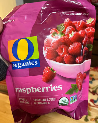 Organic raspberries